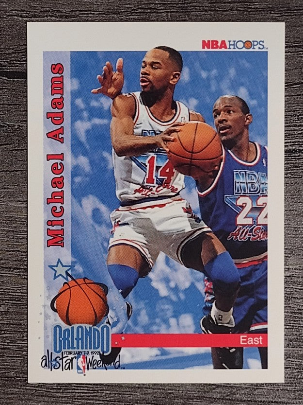 1992-93 Hoops #293 Michael Adams AS