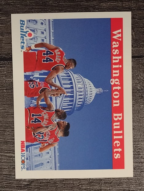 1992-93 Hoops #292 Washington Bullets TC