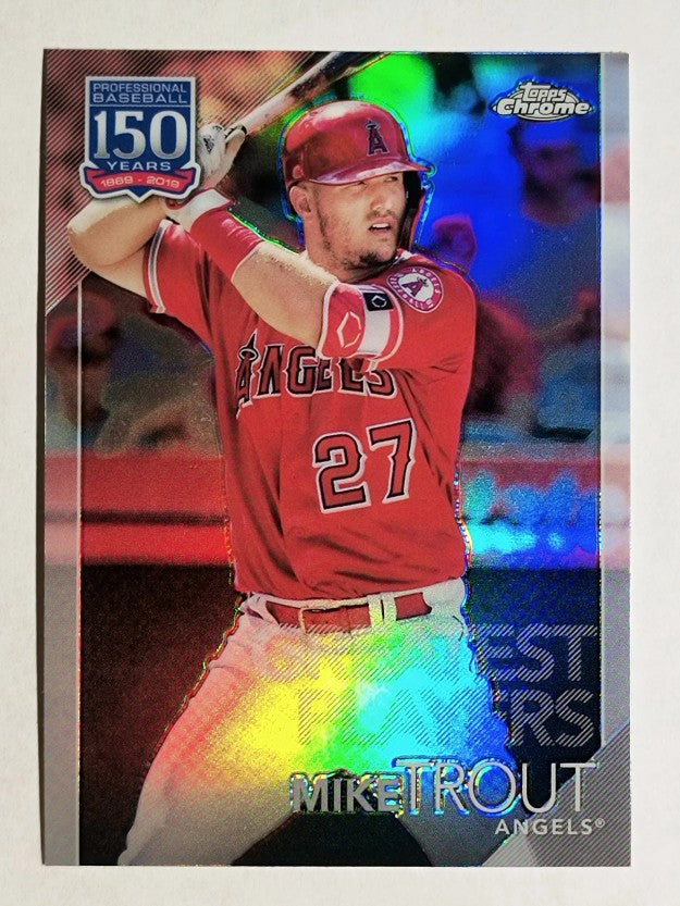 2019 Topps Chrome Update 150 Years of Professional Baseball #150C10 Mike Trout