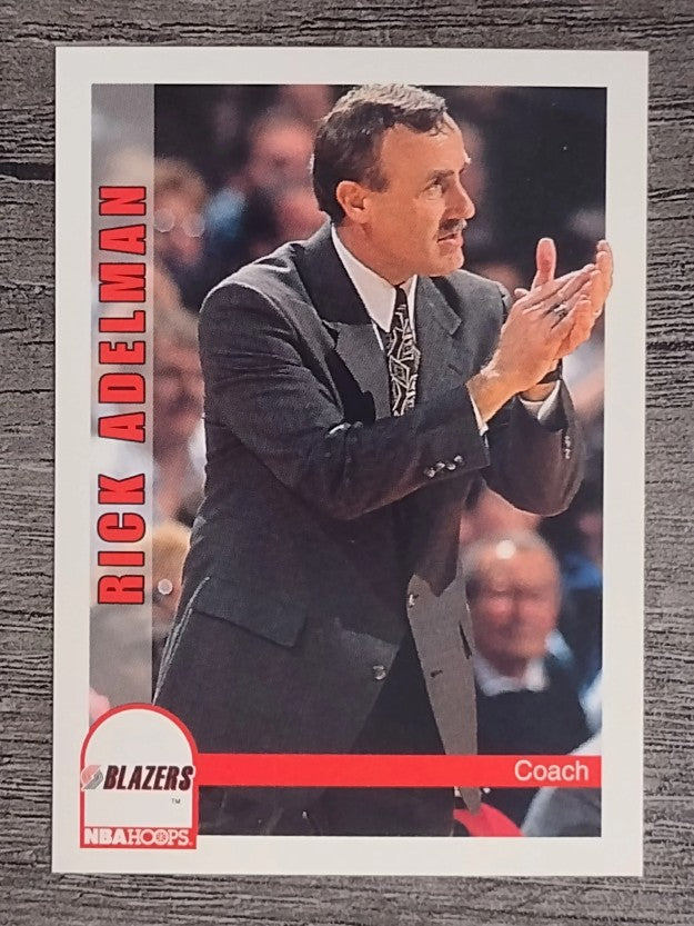 1992-93 Hoops #260 Rick Adelman CO