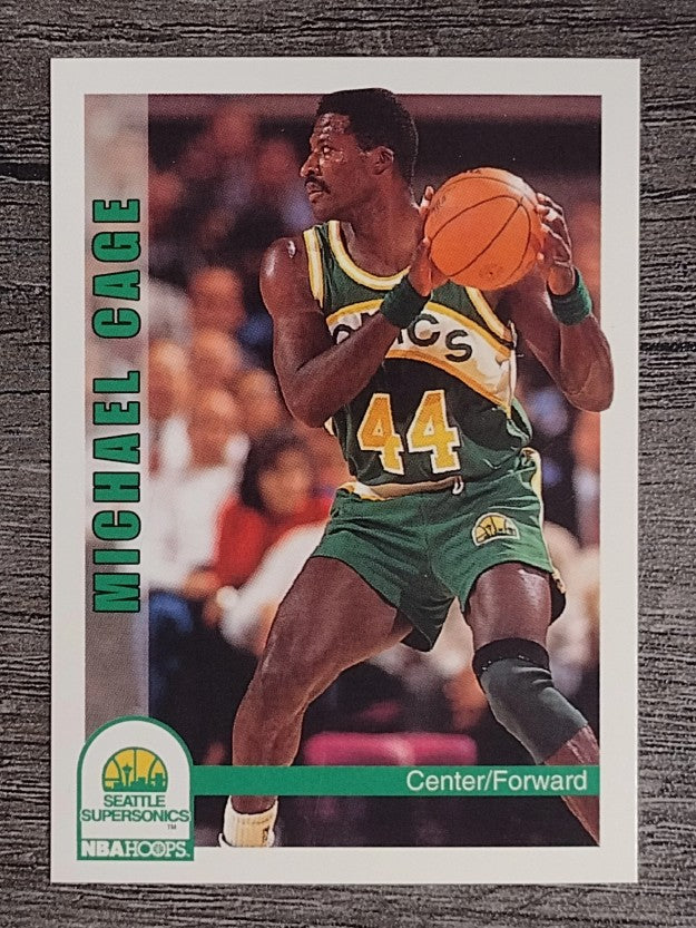 1992-93 Hoops #214 Michael Cage