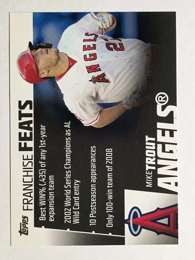 2019 Topps Franchise Feats #FF3 Mike Trout