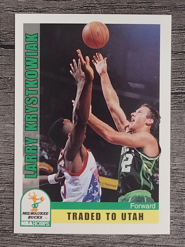 1992-93 Hoops #129 Larry Krystkowiak