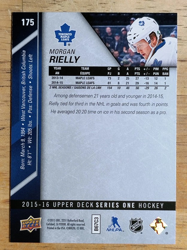 2015-16 Upper Deck #175 Morgan Rielly