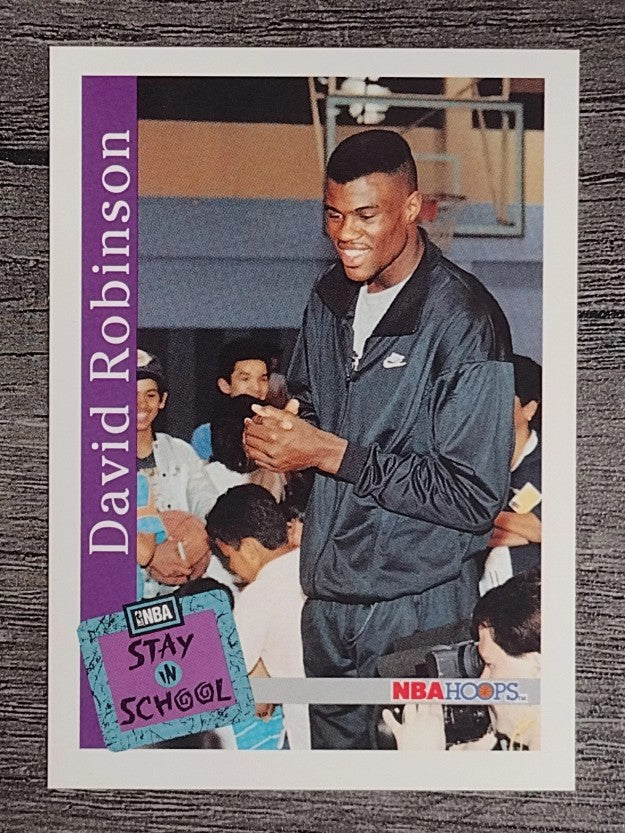 1992-93 Hoops #334 David Robinson STAY