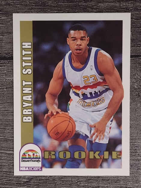1992-93 Hoops #378 Bryant Stith RC