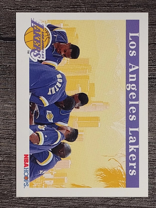 1992-93 Hoops #278 Los Angeles Lakers TC