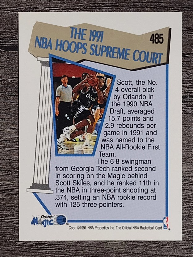 1991-92 Hoops #485 Dennis Scott SC