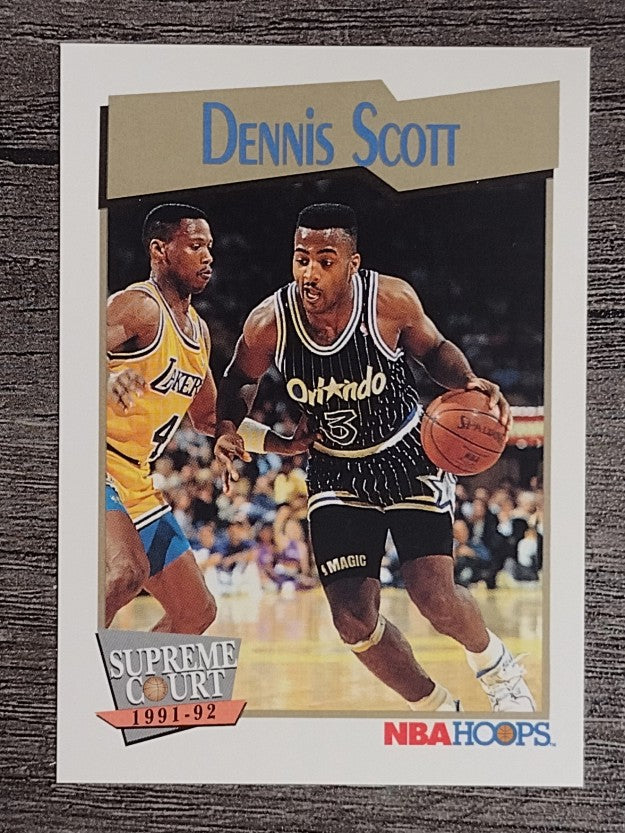 1991-92 Hoops #485 Dennis Scott SC
