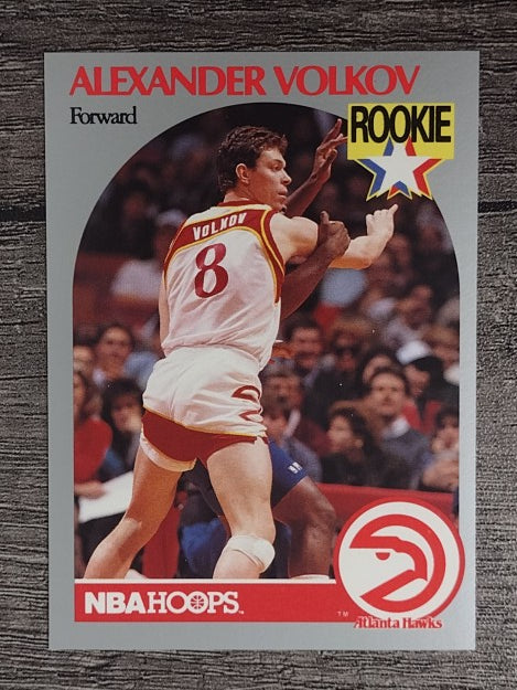 1990-91 Hoops #34 Alexander Volkov RC