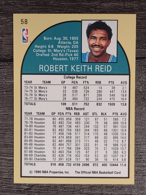 1990-91 Hoops #58 Robert Reid SP