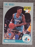 1990-91 Hoops #57 J.R. Reid RC