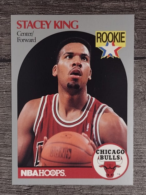 1990-91 Hoops #66 Stacey King RC