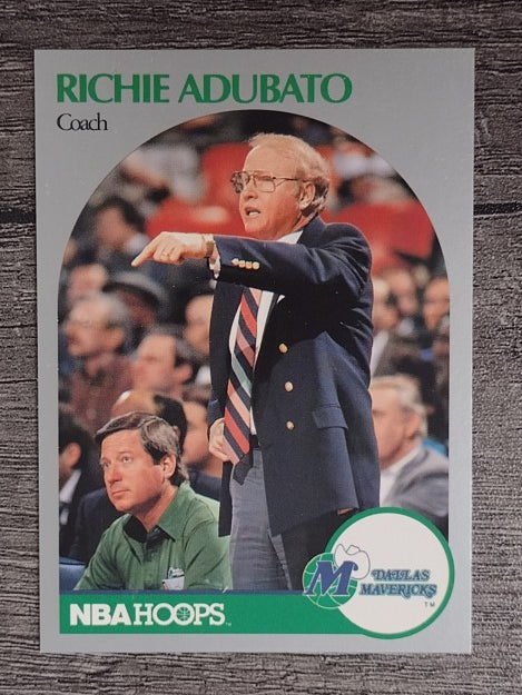 1990-91 Hoops #310 Richie Adubato CO