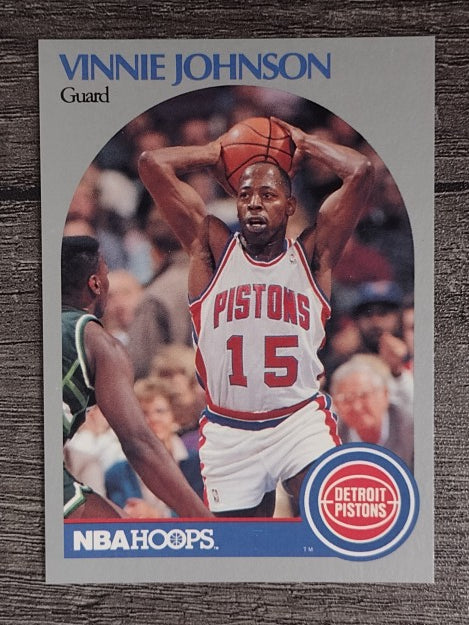 1990-91 Hoops #107 Vinnie Johnson
