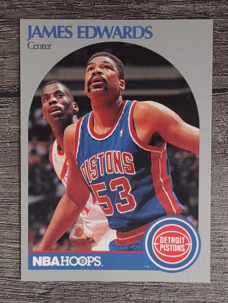 1990-91 Hoops #104 James Edwards