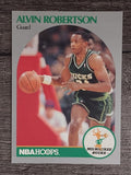 1990-91 Hoops #182 Alvin Robertson