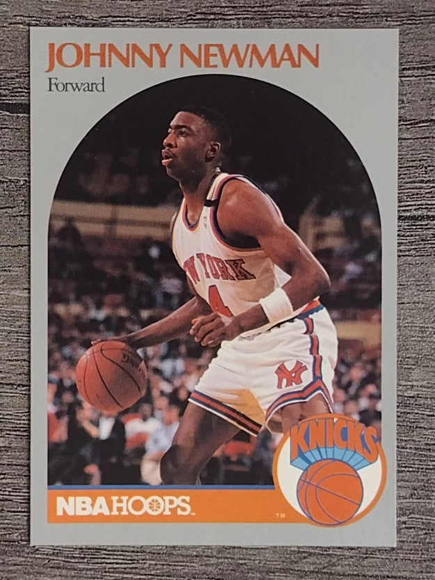 1990-91 Hoops #206 Johnny Newman SP