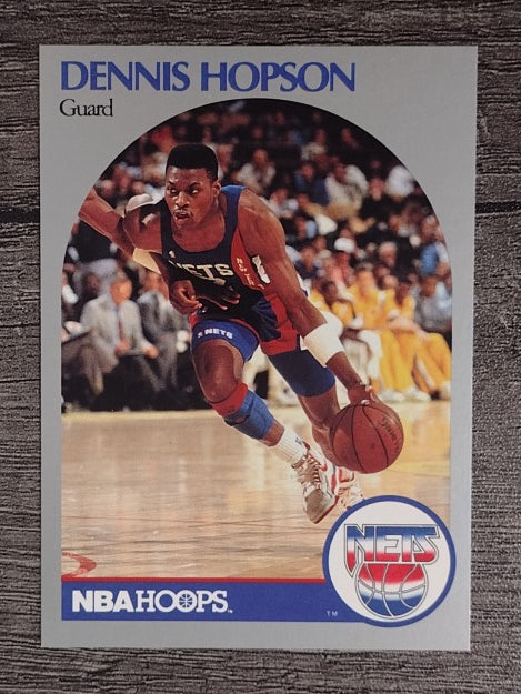 1990-91 Hoops #199 Dennis Hopson SP