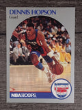 1990-91 Hoops #199 Dennis Hopson SP