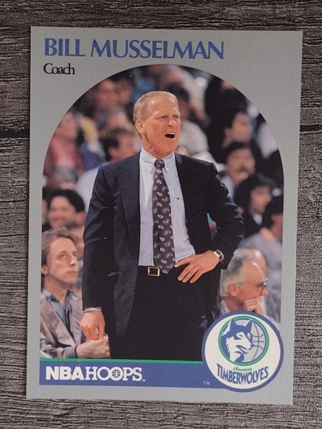 1990-91 Hoops #320 Bill Musselman CO