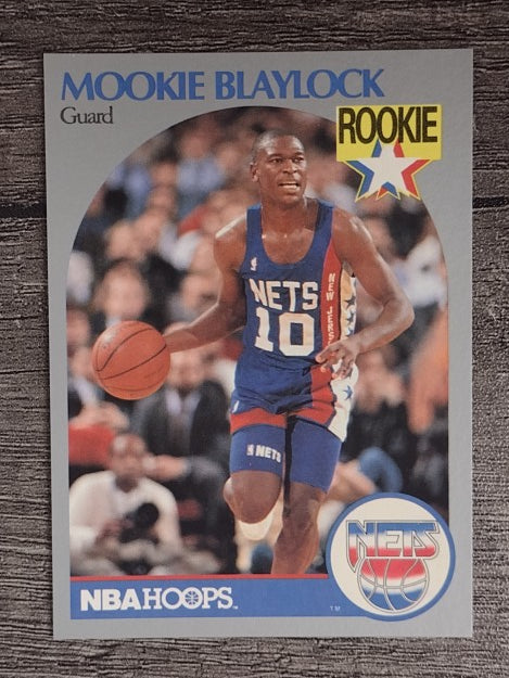 1990-91 Hoops #193 Mookie Blaylock RC