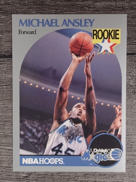 1990-91 Hoops #215 Michael Ansley