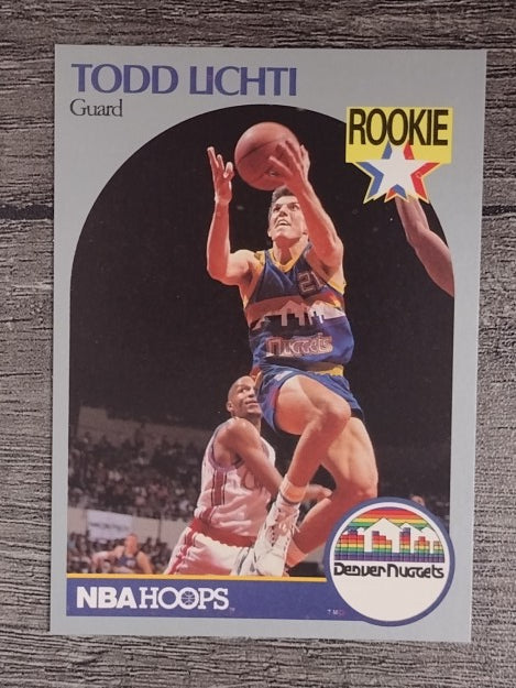 1990-91 Hoops #98 Todd Lichti RC