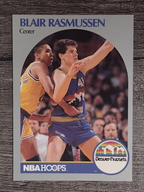 1990-91 Hoops #99 Blair Rasmussen