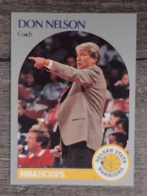 1990-91 Hoops #313 Don Nelson CO