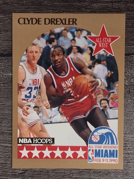 1990-91 Hoops #16 Clyde Drexler AS SP