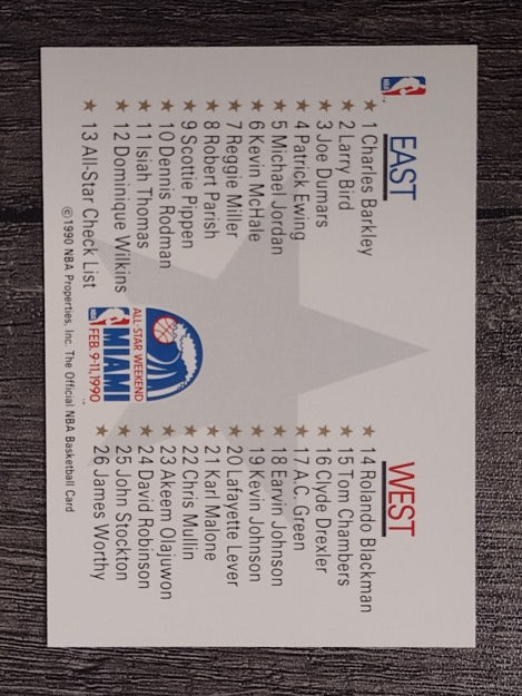 1990-91 Hoops #13A Pat Riley/Chuck Daly AS SP/ERR No card number