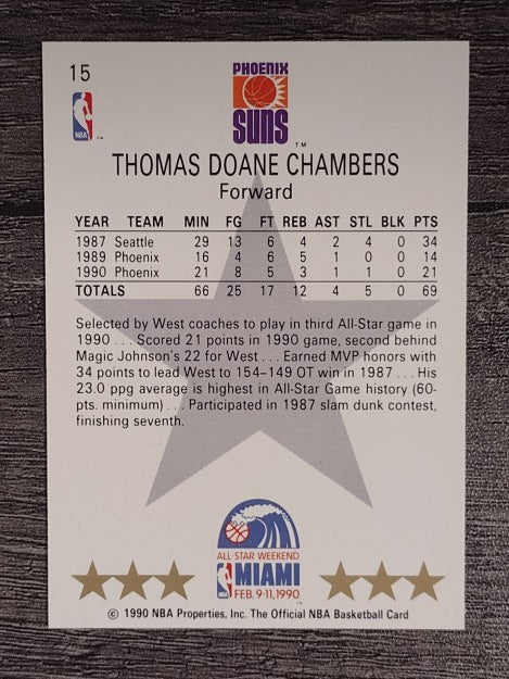 1990-91 Hoops #15 Tom Chambers AS SP