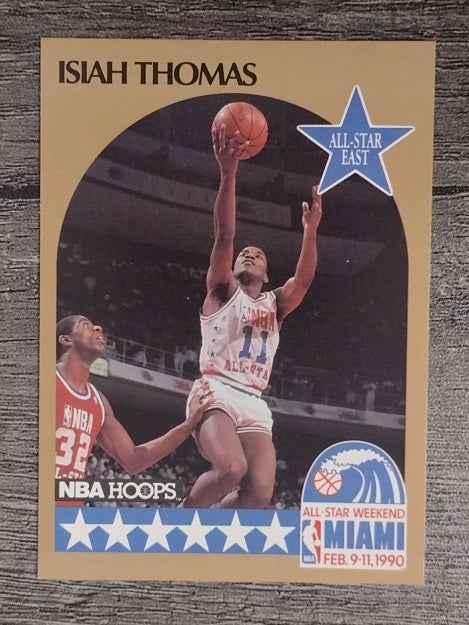 1990-91 Hoops #11 Isiah Thomas AS SP