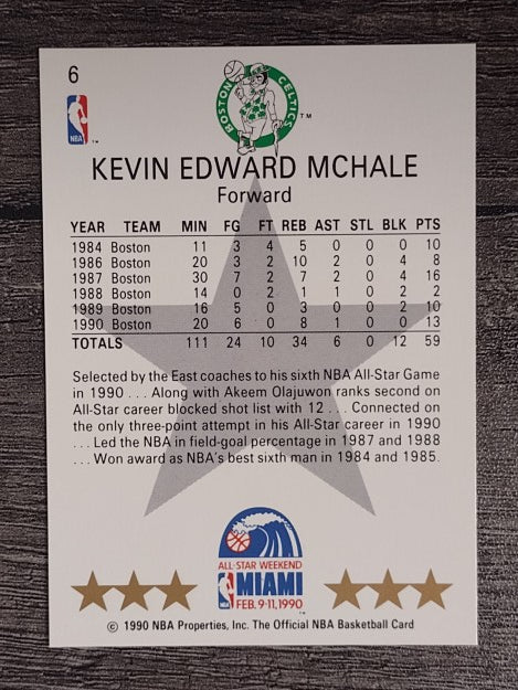 1990-91 Hoops #6 Kevin McHale AS SP