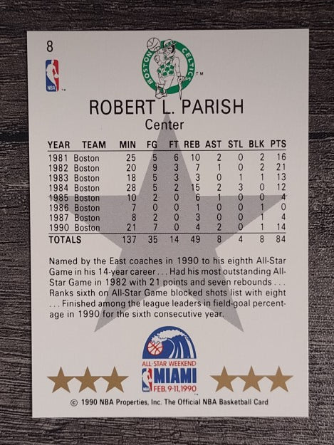 1990-91 Hoops #8 Robert Parish AS SP
