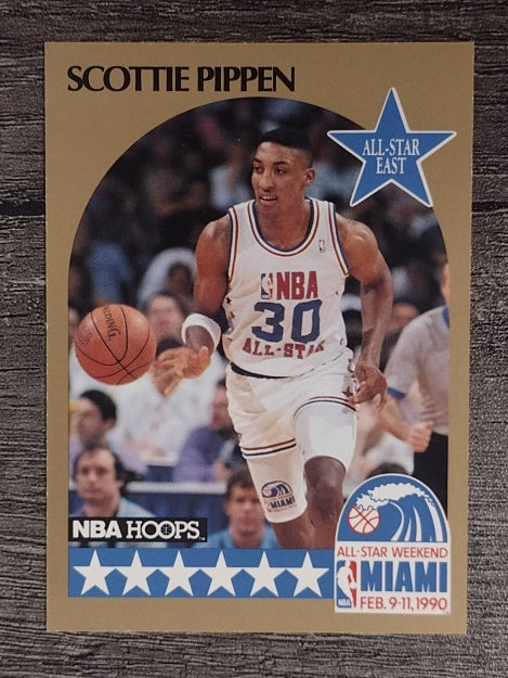 1990-91 Hoops #9 Scottie Pippen AS SP