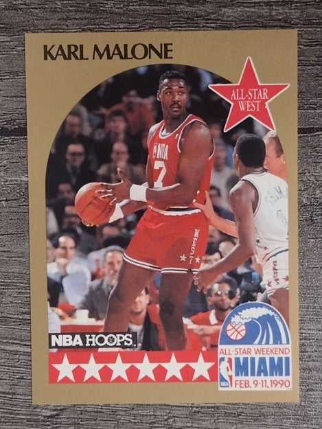 1990-91 Hoops #21 Karl Malone AS SP