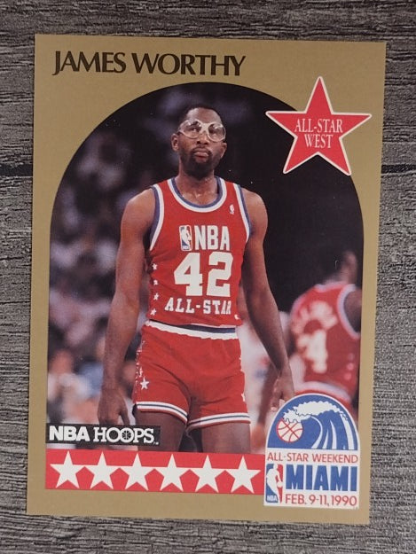 1990-91 Hoops #26 James Worthy AS SP