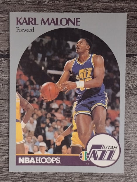 1990-91 Hoops #292 Karl Malone