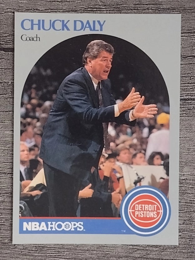 1990-91 Hoops #312 Chuck Daly CO