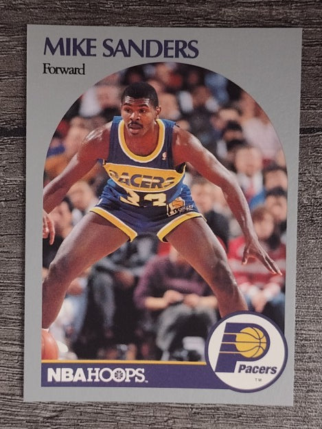 1990-91 Hoops #137 Mike Sanders