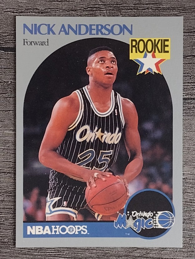 1990-91 Hoops #214 Nick Anderson RC