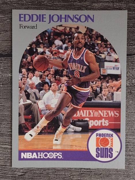 1990-91 Hoops #237 Eddie Johnson