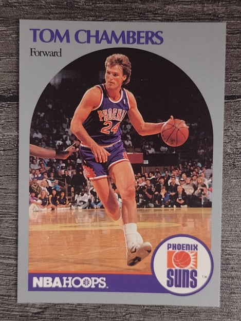1990-91 Hoops #234A Tom Chambers/First series; Forward on front