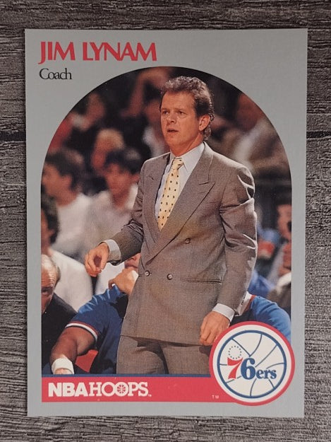 1990-91 Hoops #324 Jim Lynam CO