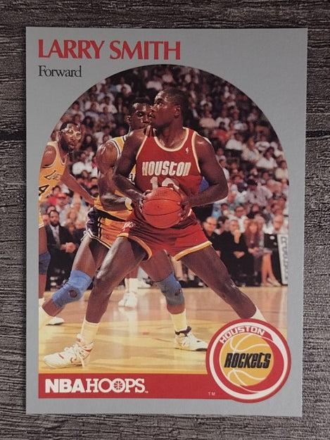 1990-91 Hoops #128 Larry Smith