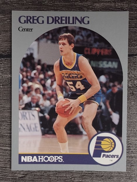 1990-91 Hoops #132 Greg Dreiling RC