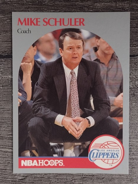 1990-91 Hoops #316 Mike Schuler CO