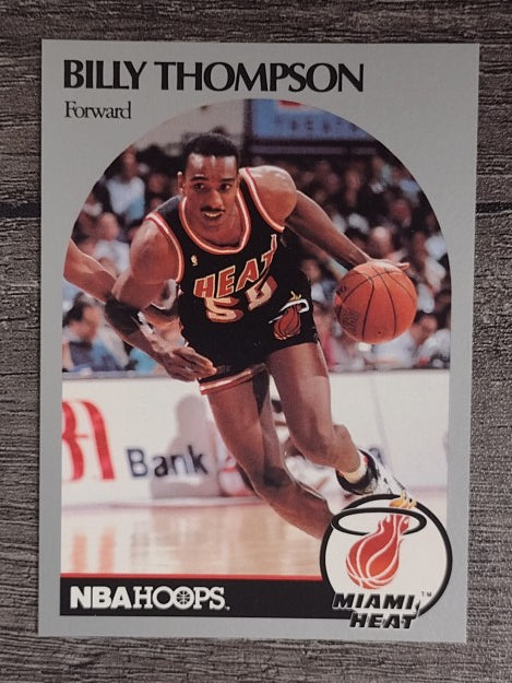 1990-91 Hoops #172A Billy Thompson/First series